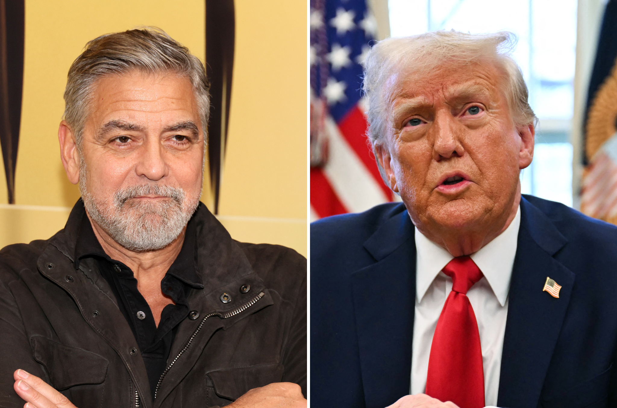 <p>George Clooney hopes Donald Trump does 'well' during his presidency</p>