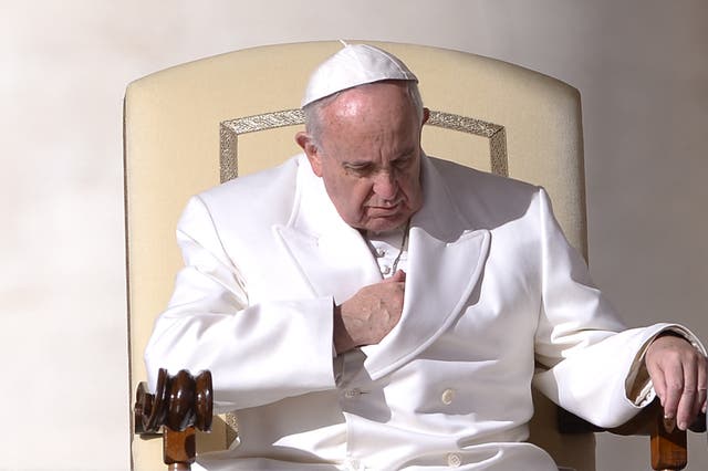 <p>Pope Francis's poor health has caused concern in the Vatican</p>