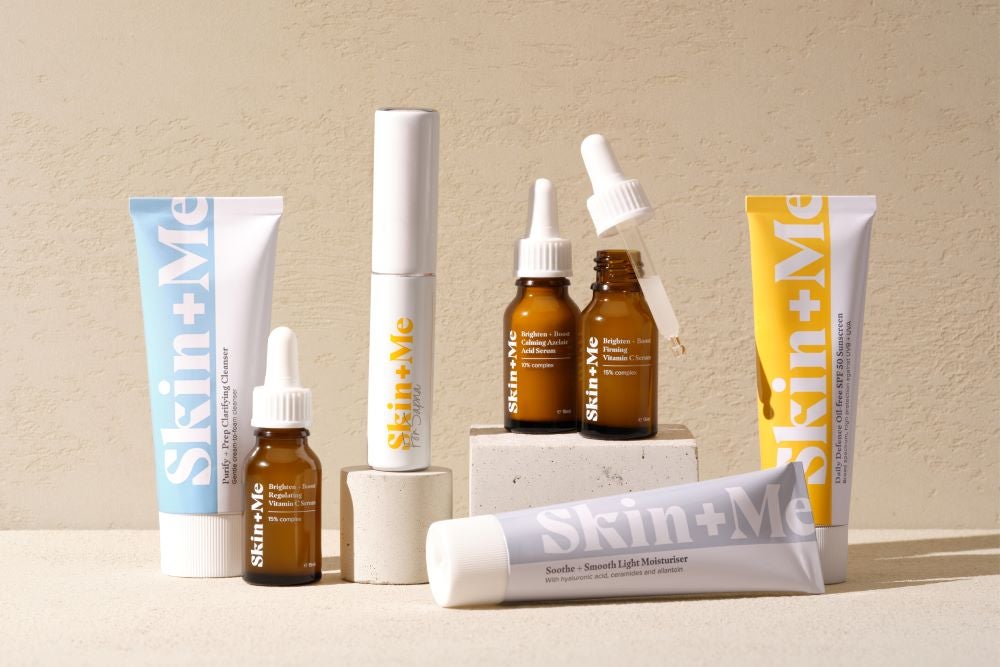 Skin + Me delivers personalised skincare – and it’s reduced by 83% now