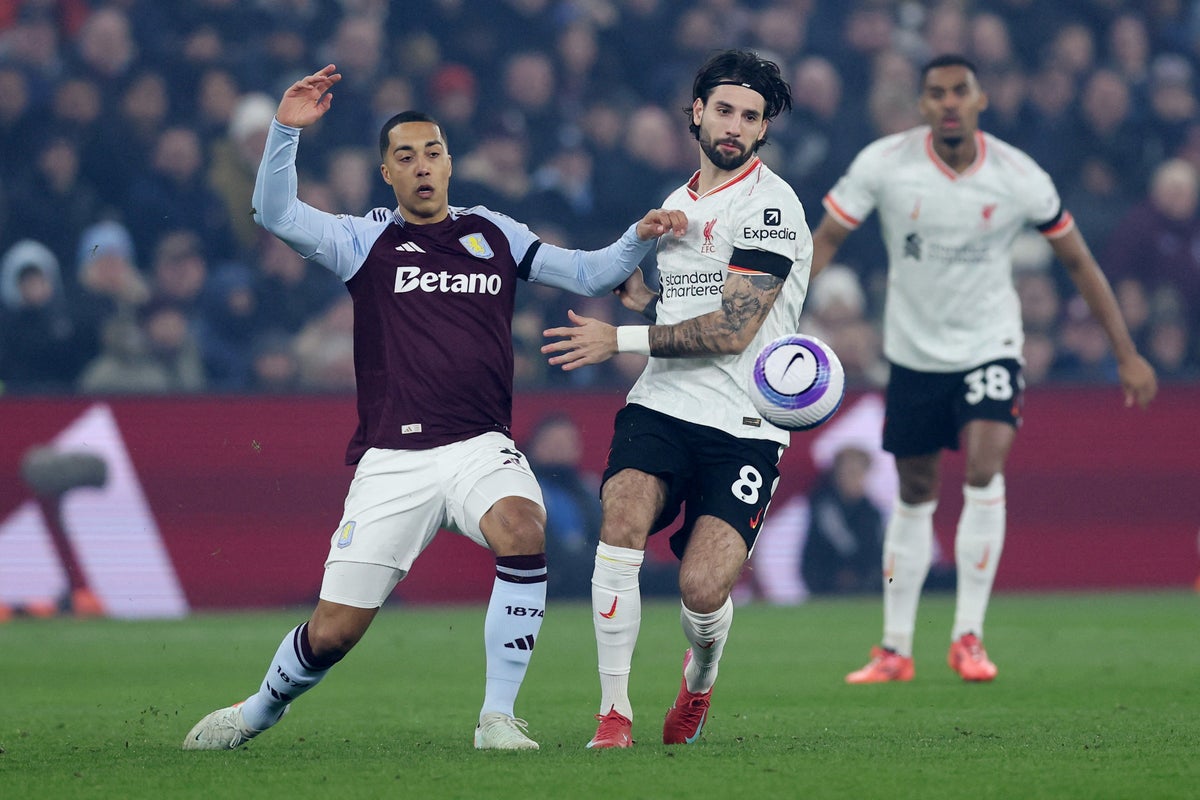 Aston Villa vs Liverpool LIVE: Premier League score and updates