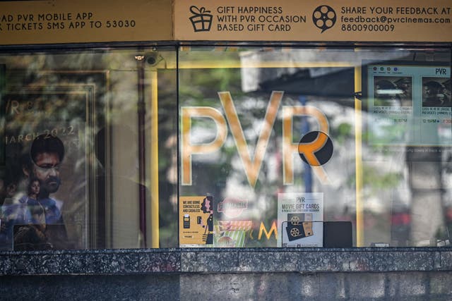 <p>File: A PVR cinema box office counter is pictured in New Delhi in March 28, 2022.</p>