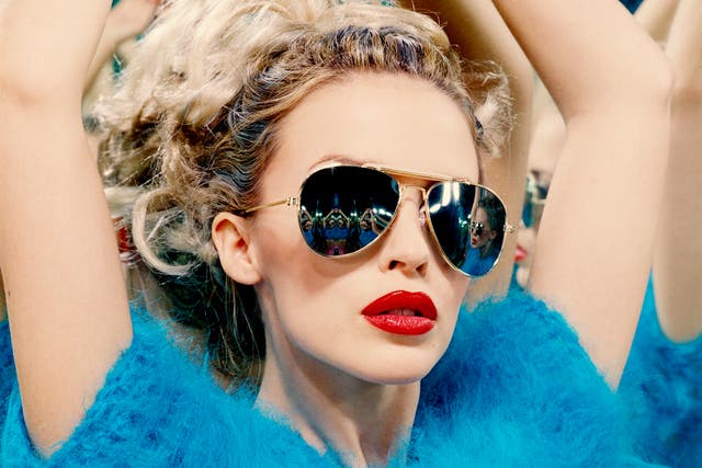 <p>Kylie Minogue photographed by Norbert Schoerner in June 1994, as featured in the National Portrait Gallery’s The Face: Culture Shift</p>