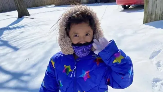 <p>Jocelynn Rojo Carranza pictured on a crowdfunding page that was set up by a member of her family</p>