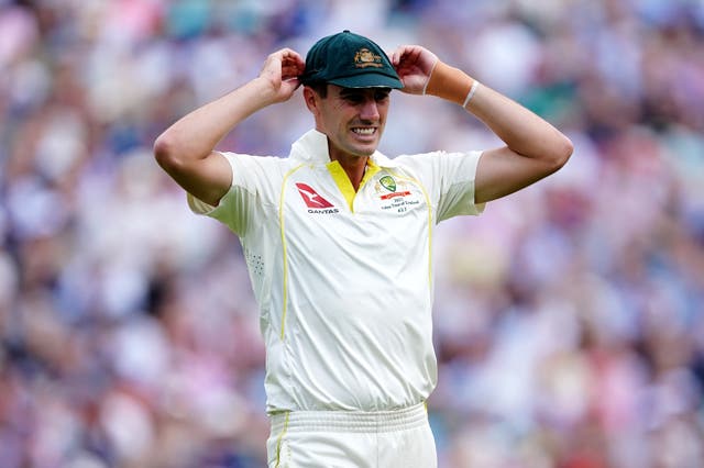 <p>Pat Cummins has started bowling again but will miss the first Ashes Test </p>