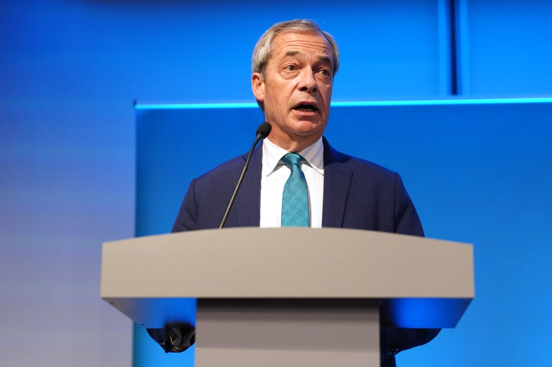 Farage’s dash to the top fuelled by voters aged over 45, new poll reveals