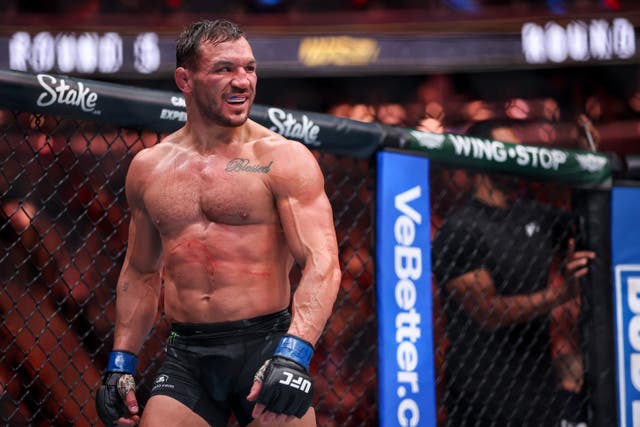 <p>Former UFC lightweight title challenger Michael Chandler</p>