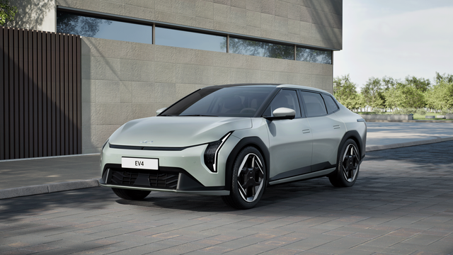 <p>The Kia EV4 will be available in two body styles: a hatchback and a saloon</p>