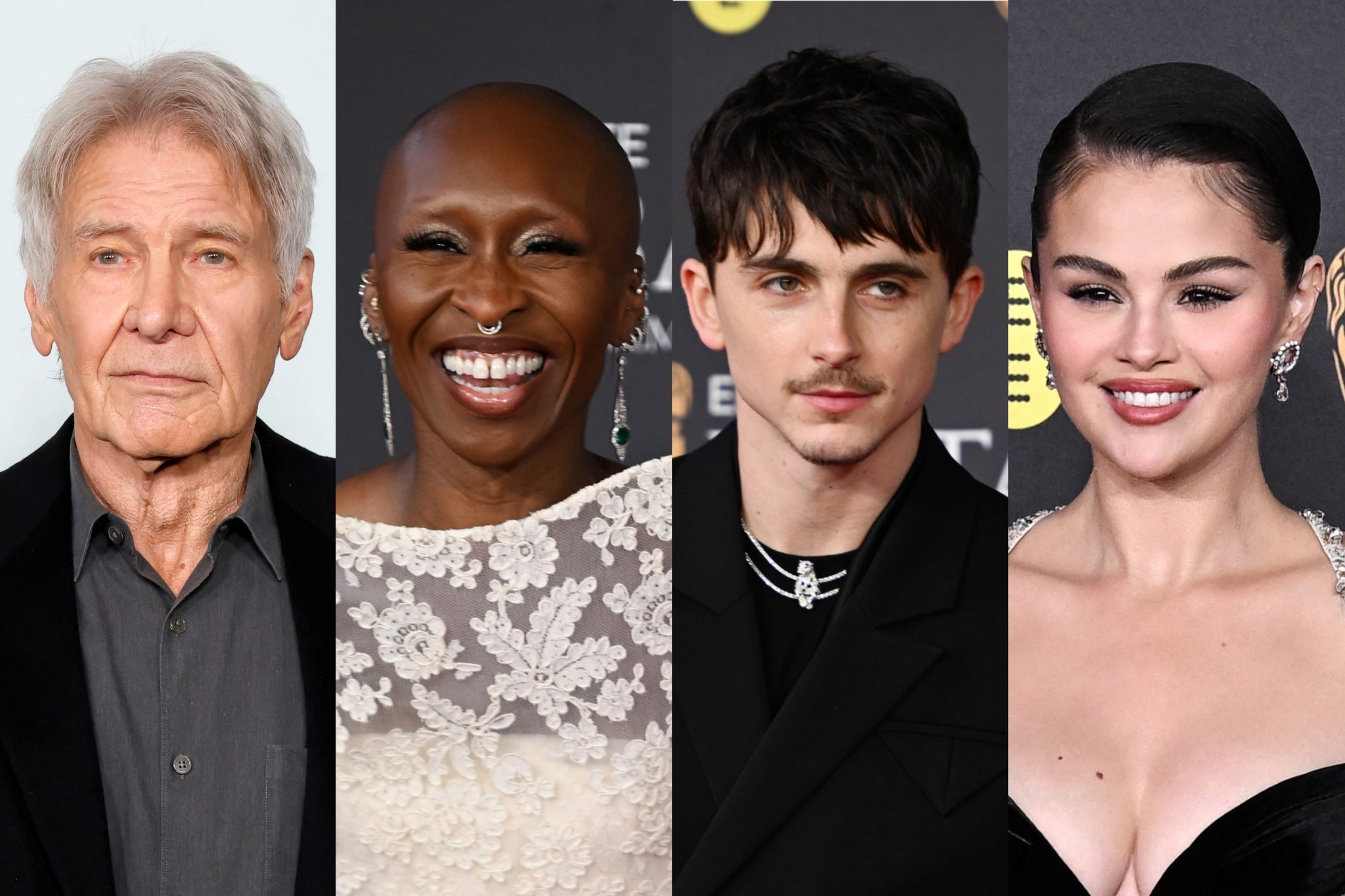 Harrison Ford, Cynthia Erivo, Timothée Chalamet and Selena Gomez are among the presenters for this year's SAG Awards