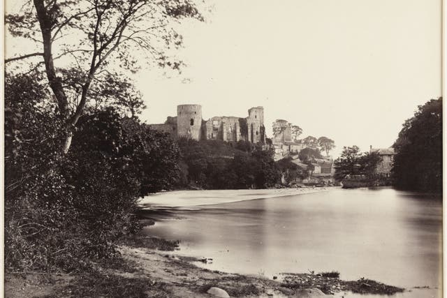 A view looking along the River Tees towards the ruins of Barnard Castle, Barnard Castle, County Durham, by James Mudd, is one of more than 8,000 original black and white photographs offering a rare ‘glimpse into the past’ have been acquired by Historic England (Historic England Archive/PA)