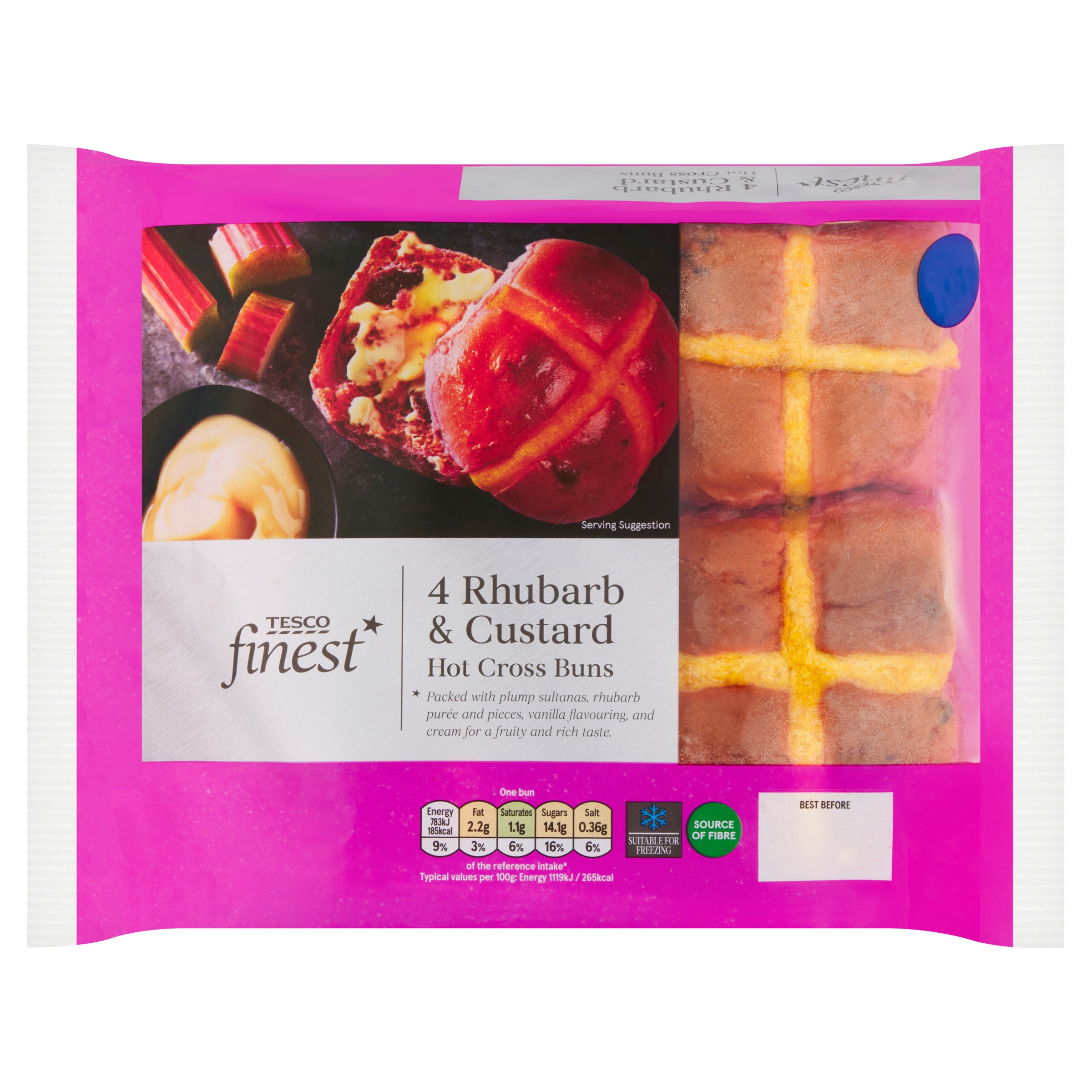 Tesco has almost 40 different products that feature rhubarb in some form