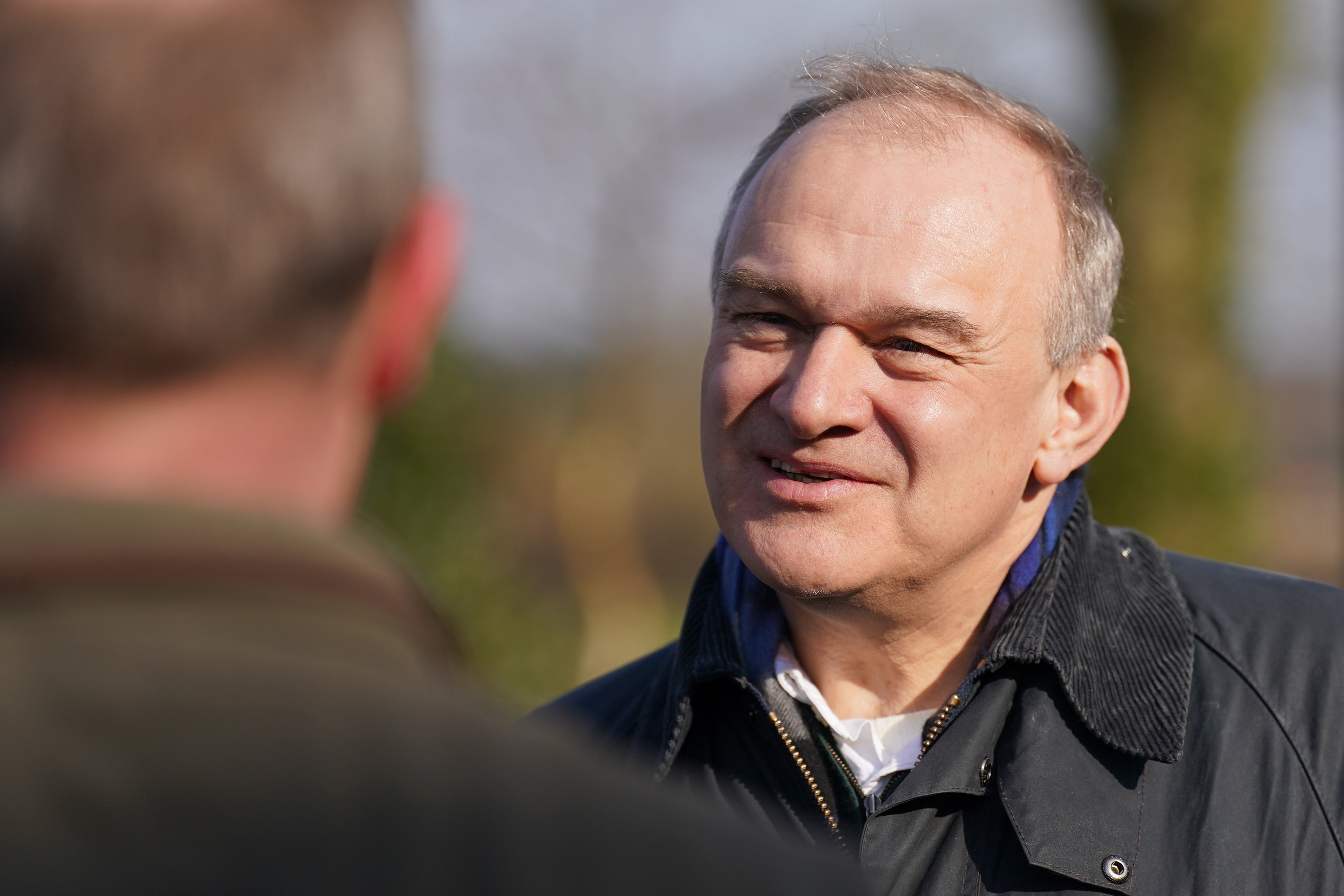 Liberal Democrat leader Sir Ed Davey urged the Prime Minister to speak ‘honestly and openly’ with Donald Trump (Joe Giddens/PA)