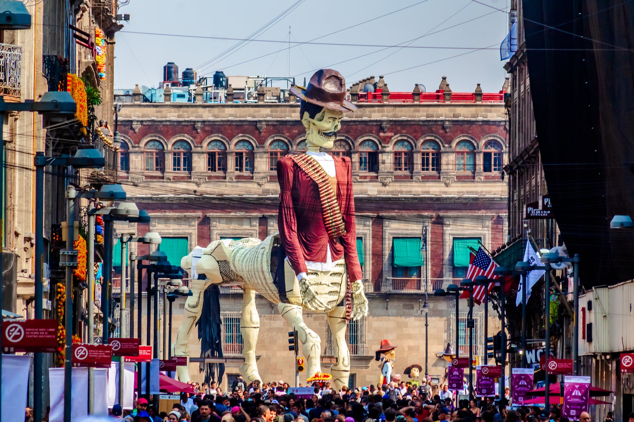 Mexico City’s inaugural Day of the Dead parade danced through the streets in November 2016