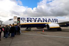 Ryanair issues warning over 70mph winds that threaten half-term flights