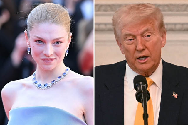Hunter Schafer at political event