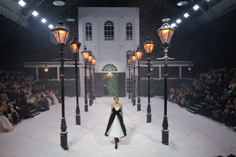 Richard Quinn creates a winter wonderland at London Fashion Week