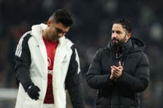 Ruben Amorim admits David Moyes is doing a better job than him