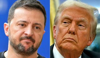 US president Donald Trump called Ukrainian leader Volodymyr Zelensky a 'dictator without elections'