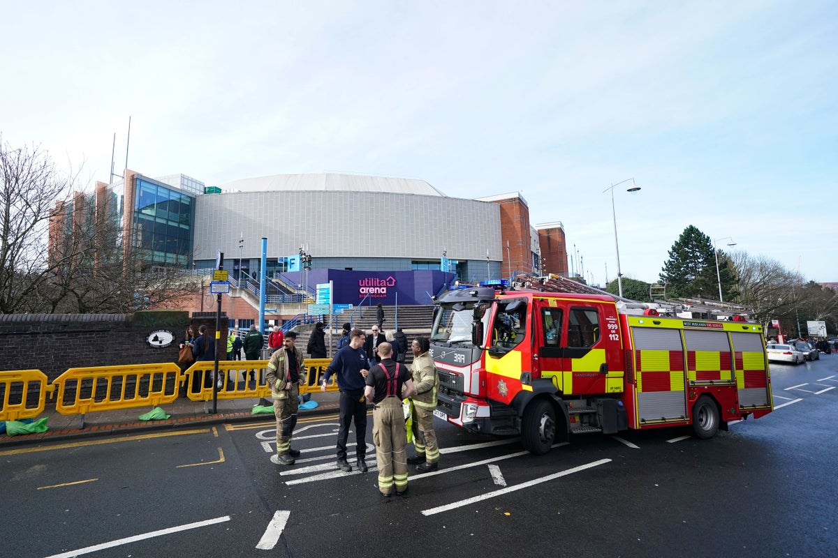 Fire delays British Indoor Athletics Championships in Birmingham