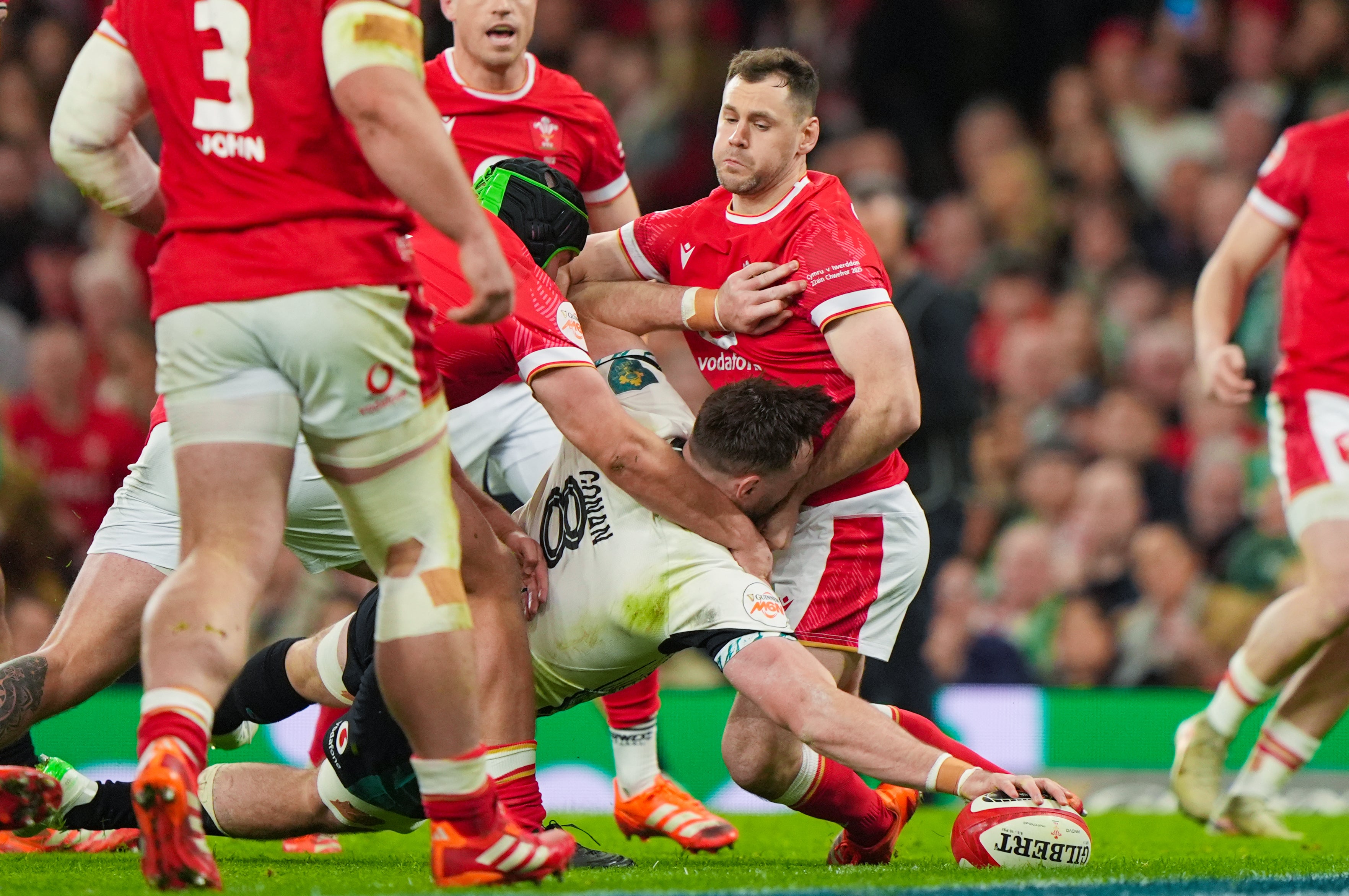 Jack Conan scored for Ireland in a physical encounter