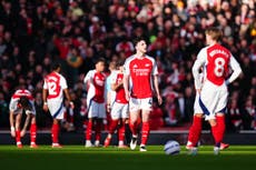 Arsenal’s title challenge in tatters as West Ham claim away win