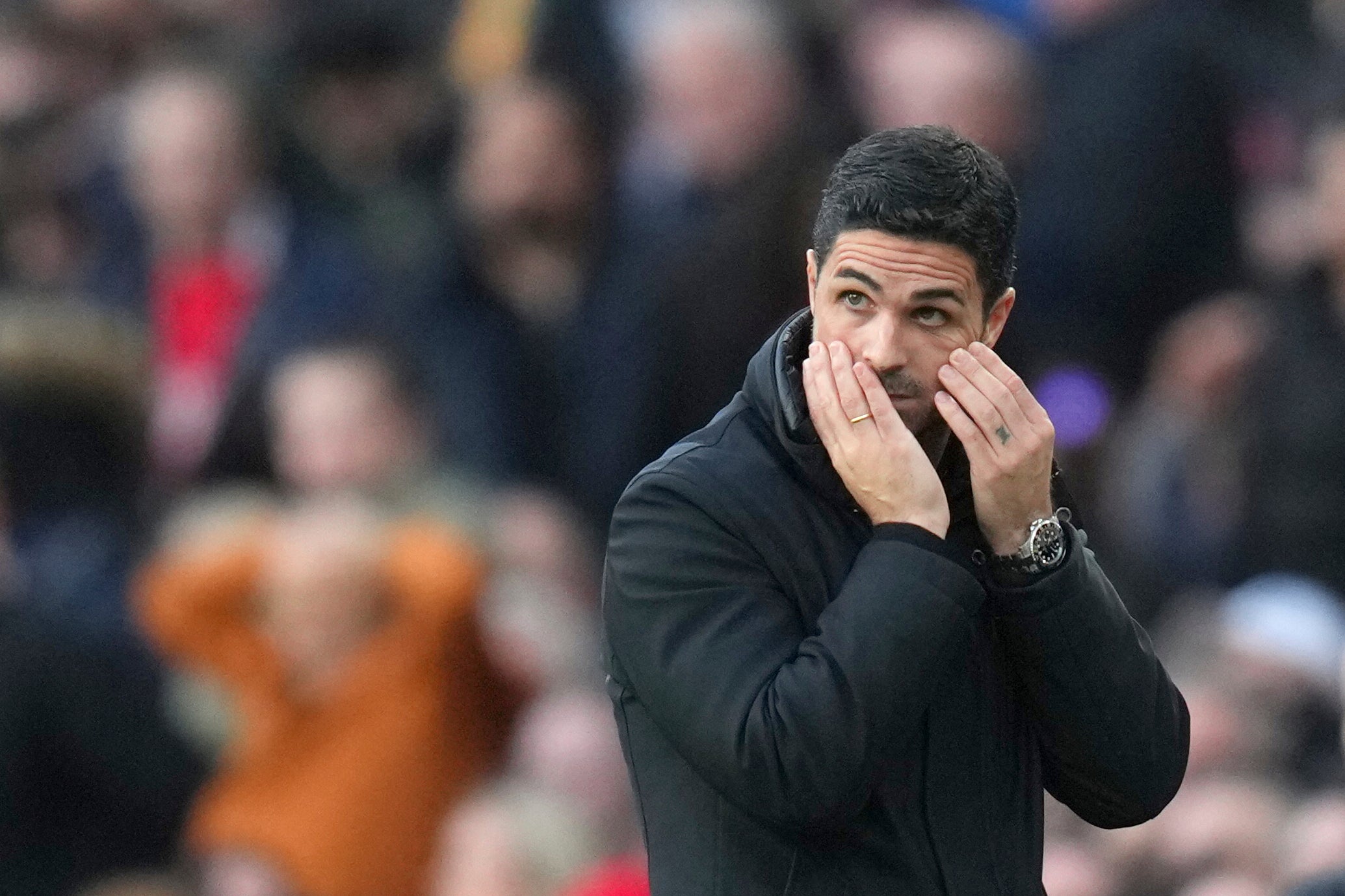 Arteta’s side remain eight points behind Liverpool