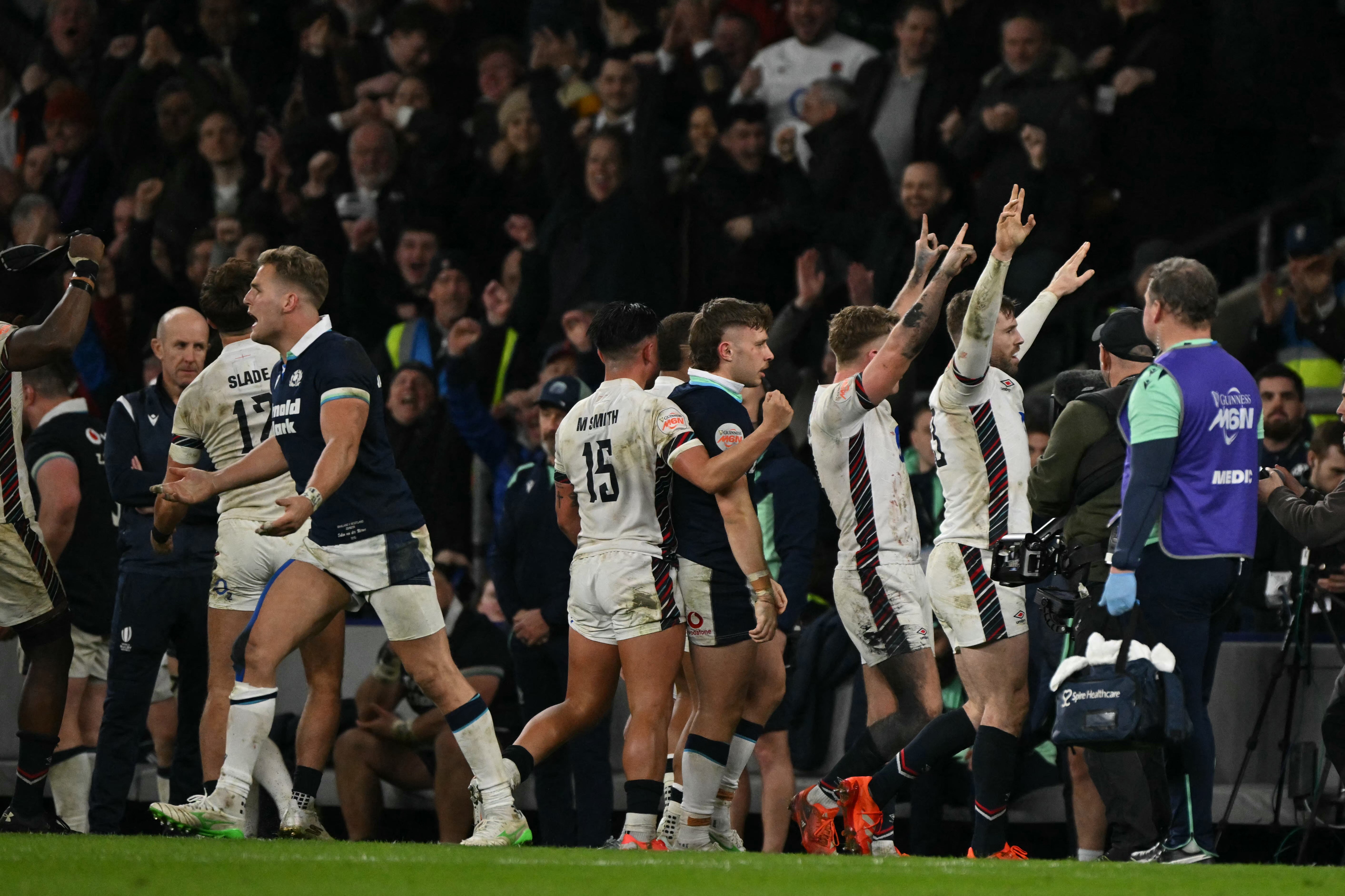 England celebrated a first Calcutta Cup triumph since 2020