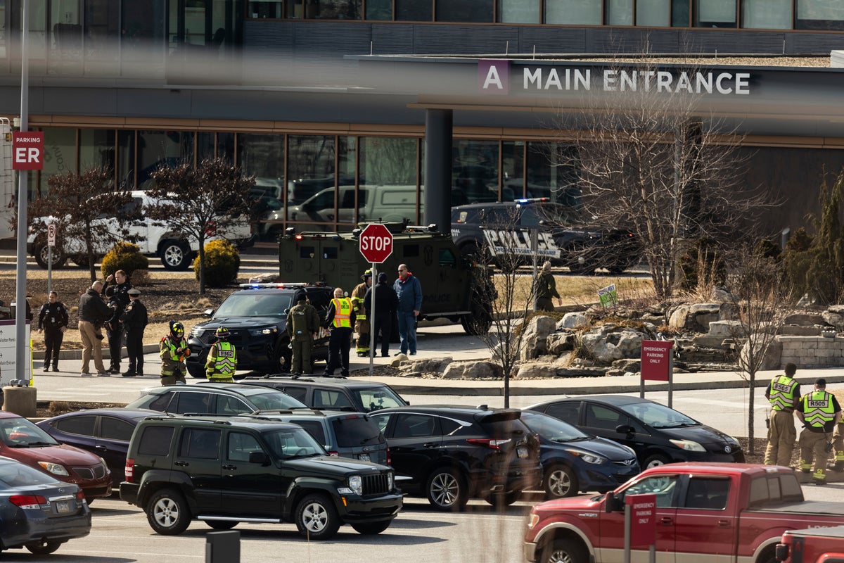 Hospital official says gunman killed after shots were fired at a Pennsylvania hospital