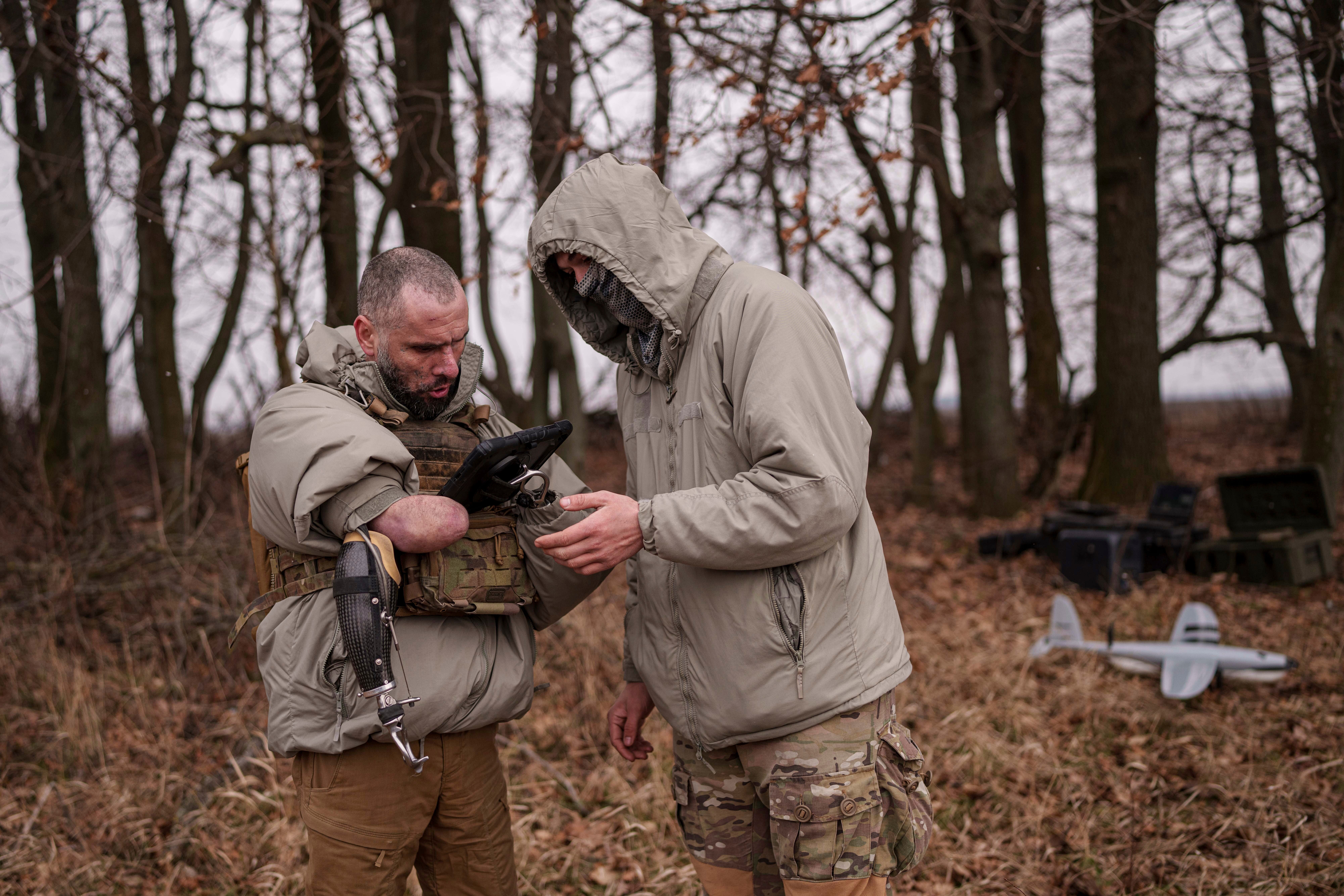Andrii Rubliuk, a senior sergeant with a Ukrainian intelligence unit, lost both of his arms and a leg in battlefield