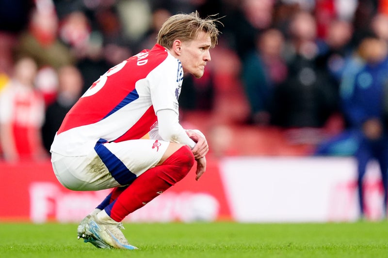 Martin Odegaard says Arsenal ‘have to keep going’ after West Ham defeat