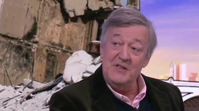 <p>Stephen Fry warns of 'cult of power' sweeping across the world</p>