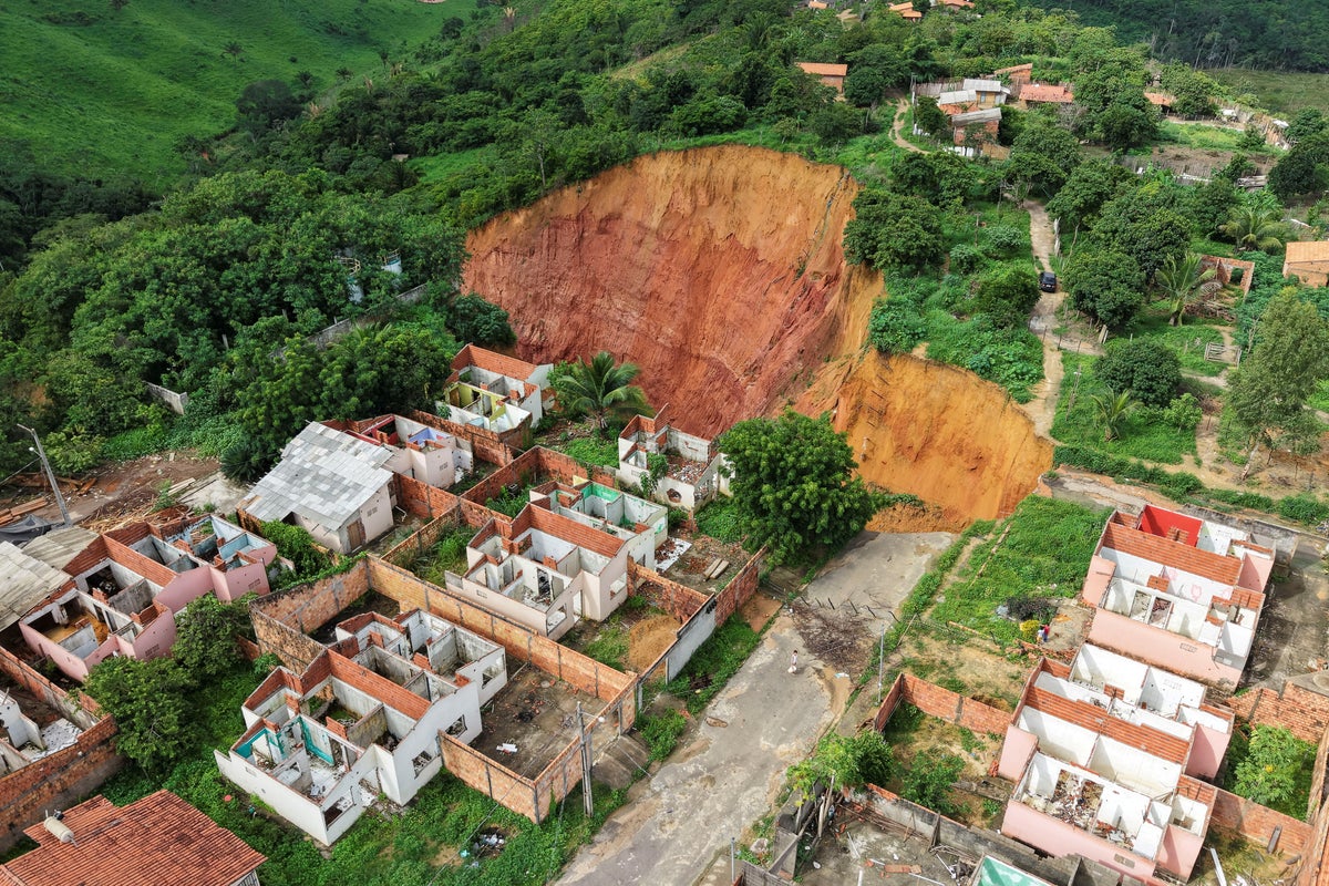 Sinkholes appear in Amazon as Brazilian city declares emergency