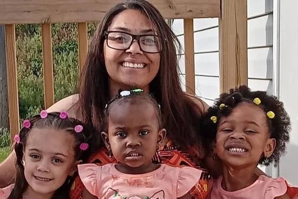<p>Briana Payne and her three daughters, 7-year-old Aurorah, 7, Ava, 6, and Alayna, 4, identified as victims of Indiana murder-suicide</p>