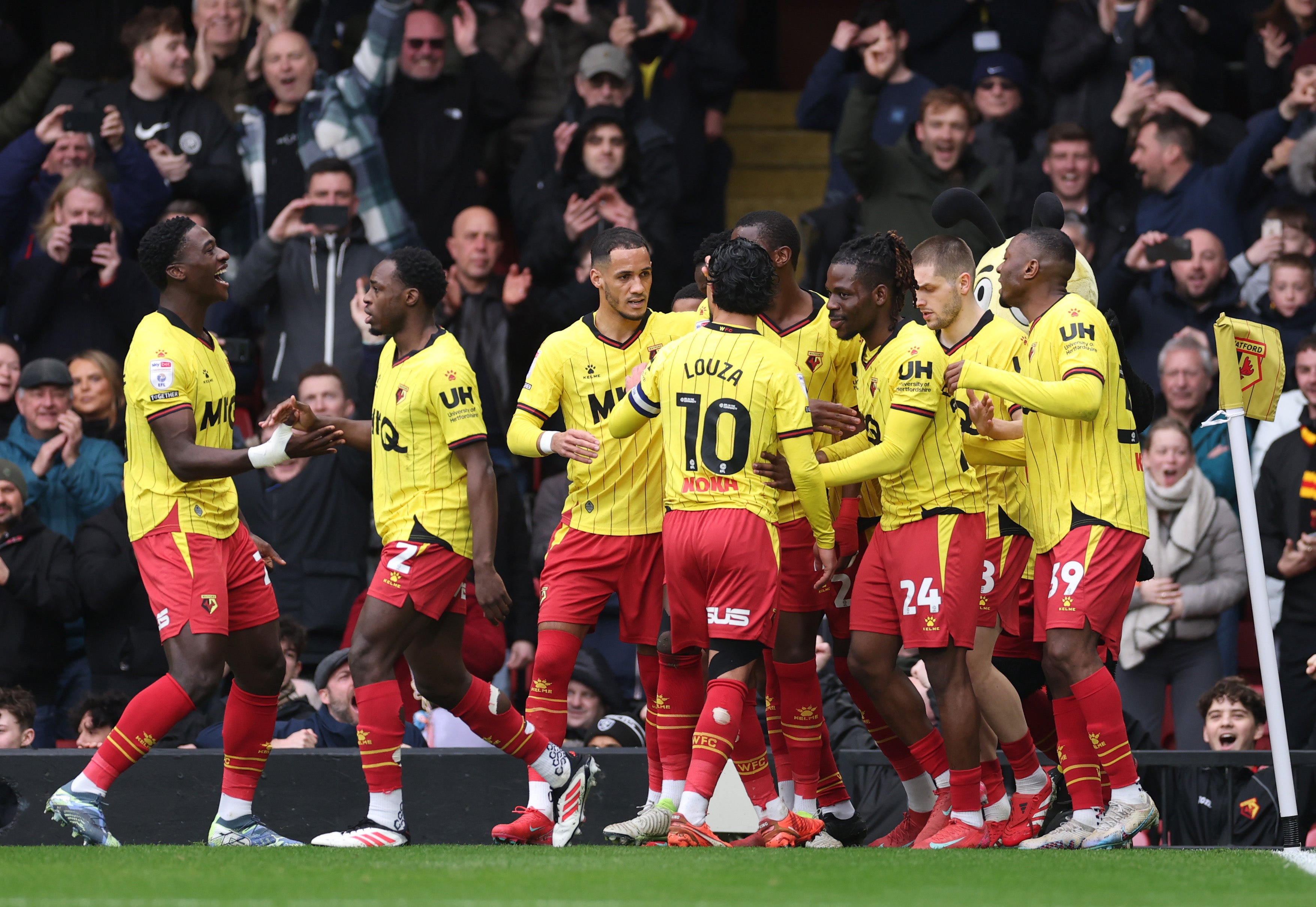 Tom Dele-Bashiru ha aperto il punteggio dal punto di Watford