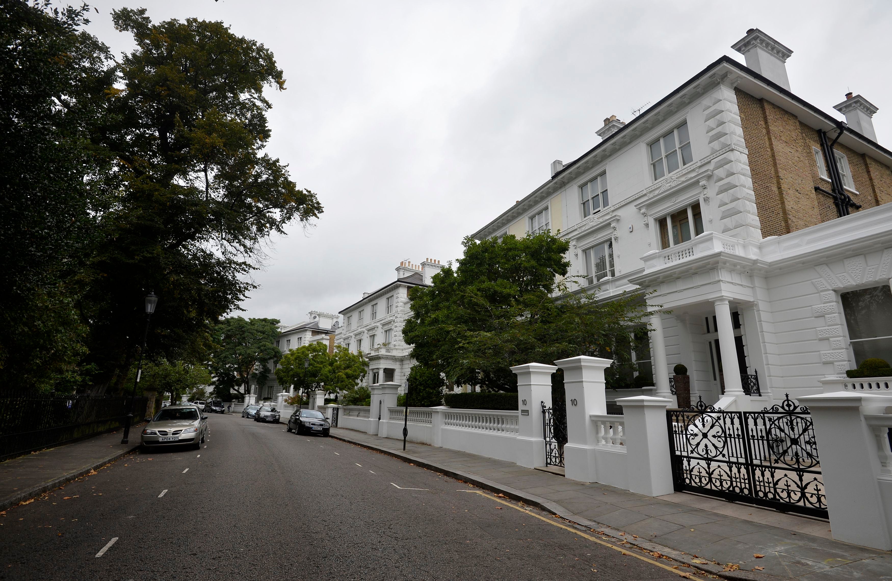 The Boltons in central London, which has been named as Britain’s second most expensive street in the Zoopla 2016 Rich List