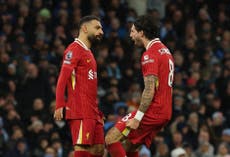 Man City vs Liverpool LIVE: Premier League result and reaction as Reds take advantage in title race with comfortable win