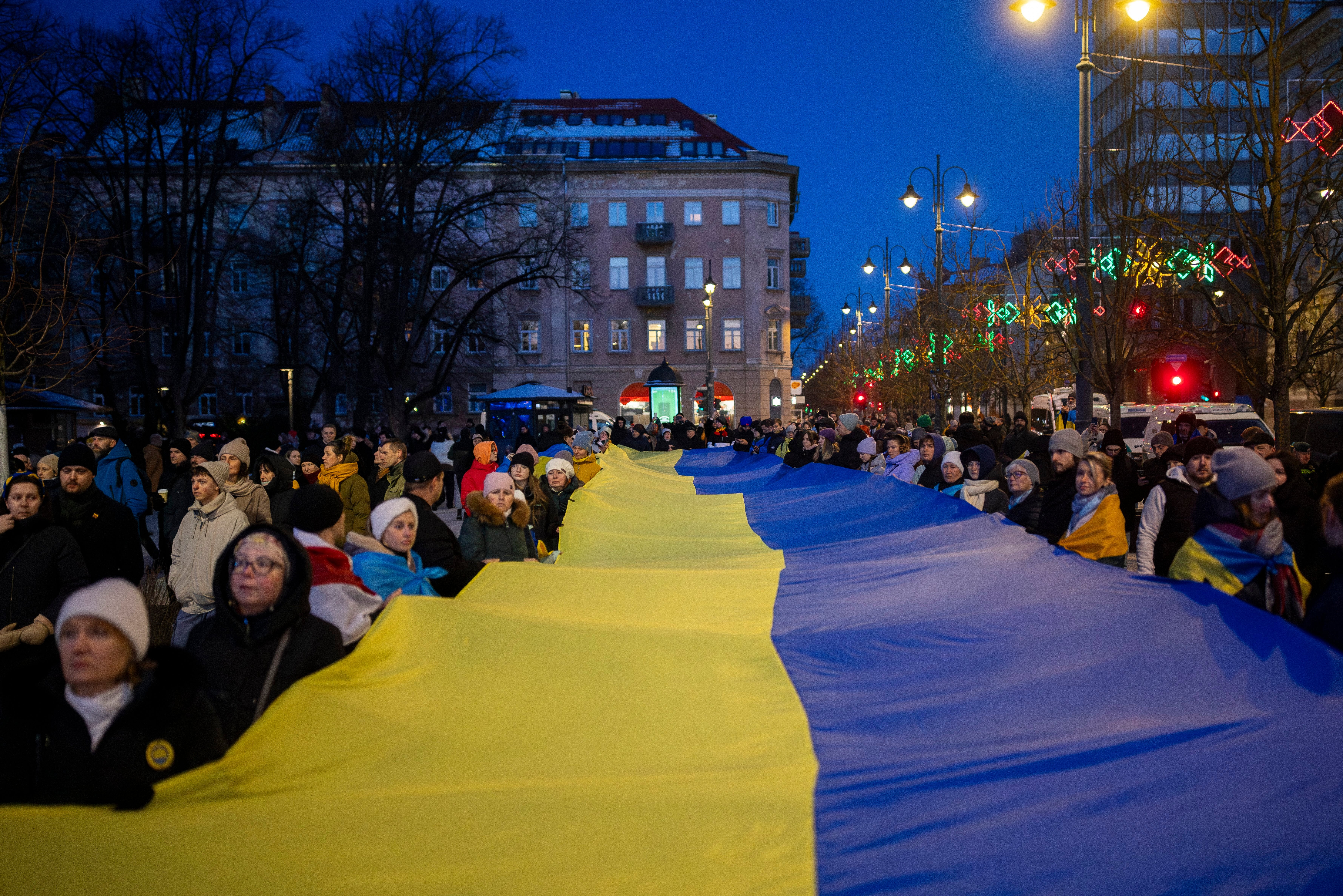 Already, people are commemorating the third anniversary of the Russia-Ukraine war around the world.