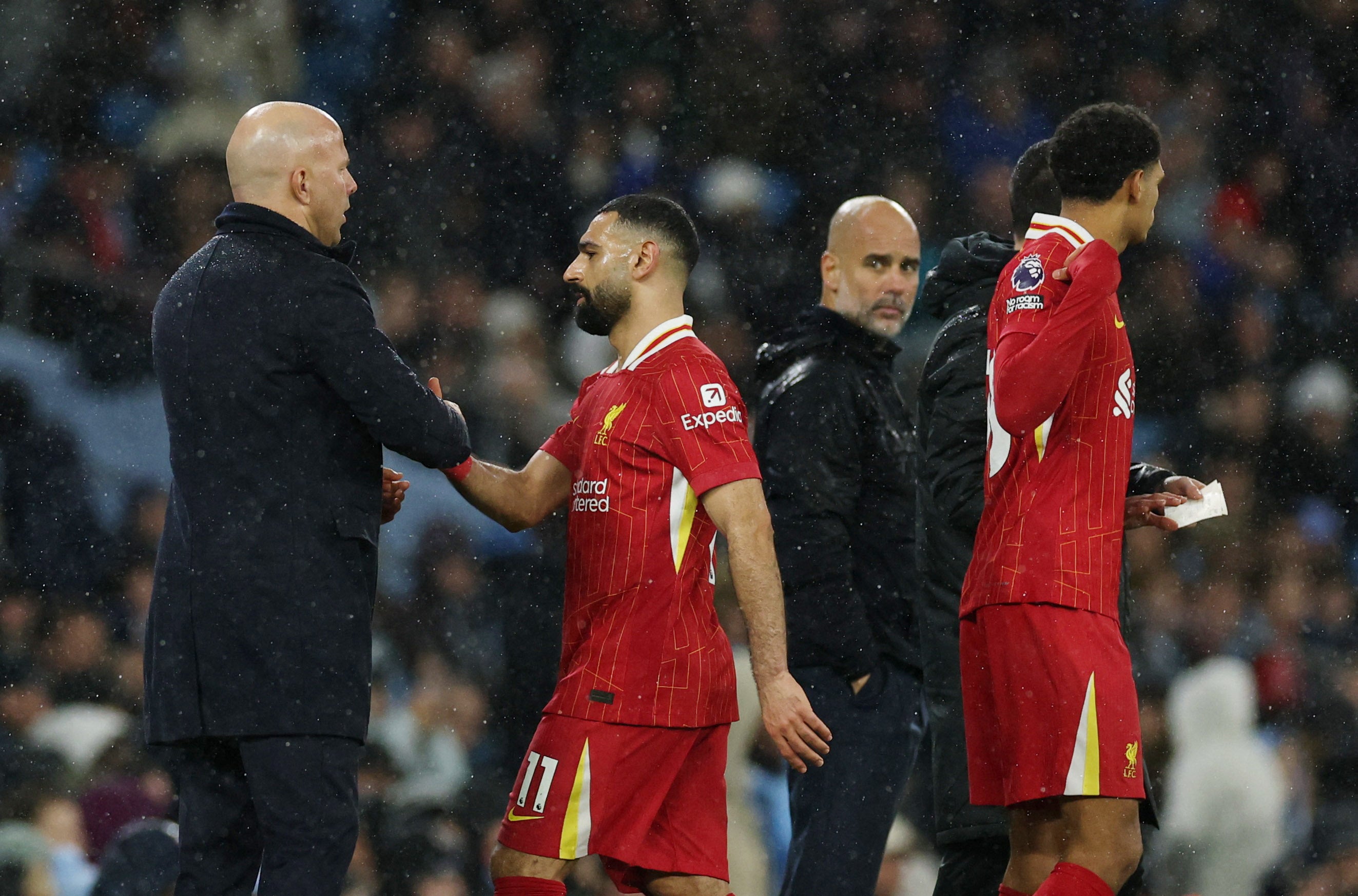 Arne Slot praised Salah following Liverpool's win over the Premier League champions