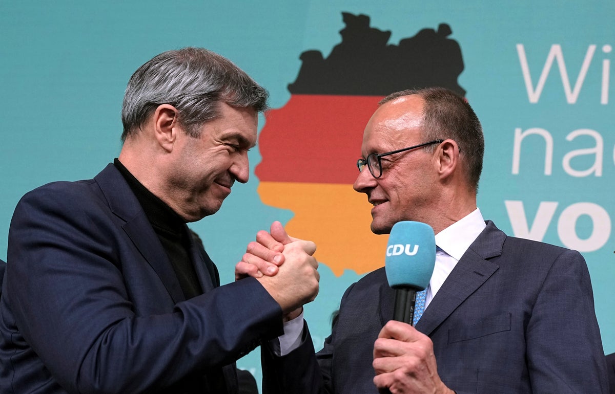 Conservatives win German election while far-right party surges to second place