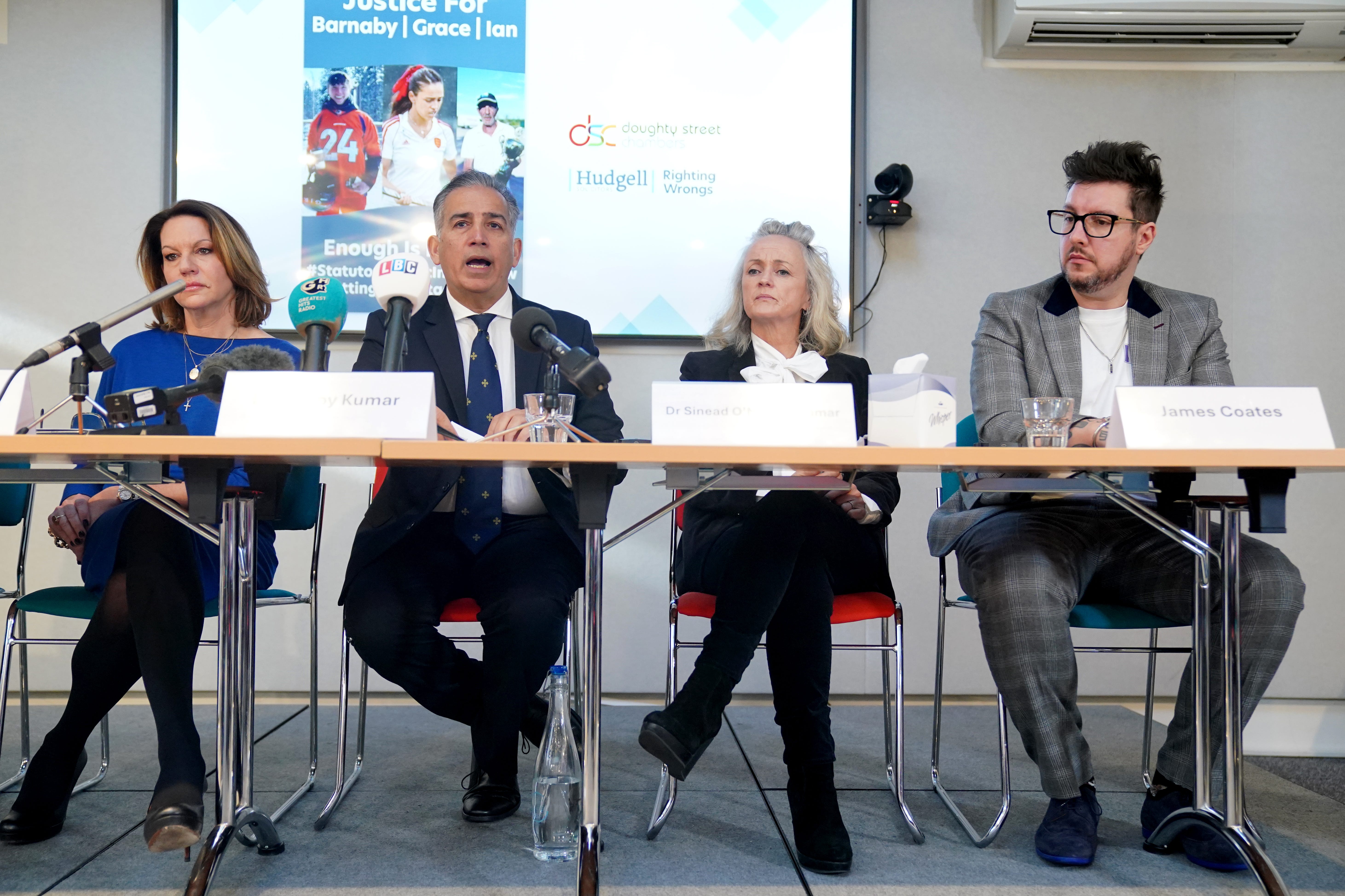 The families of the Nottingham attack victims have called for the misconduct meeting to be postponed (Jonathan Brady/PA)