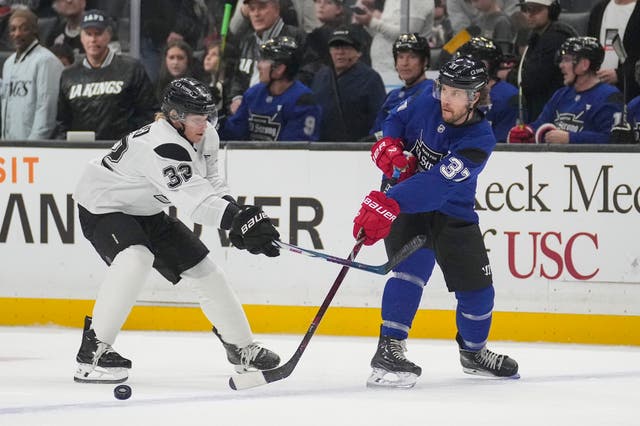 California Fires Charity Game Hockey