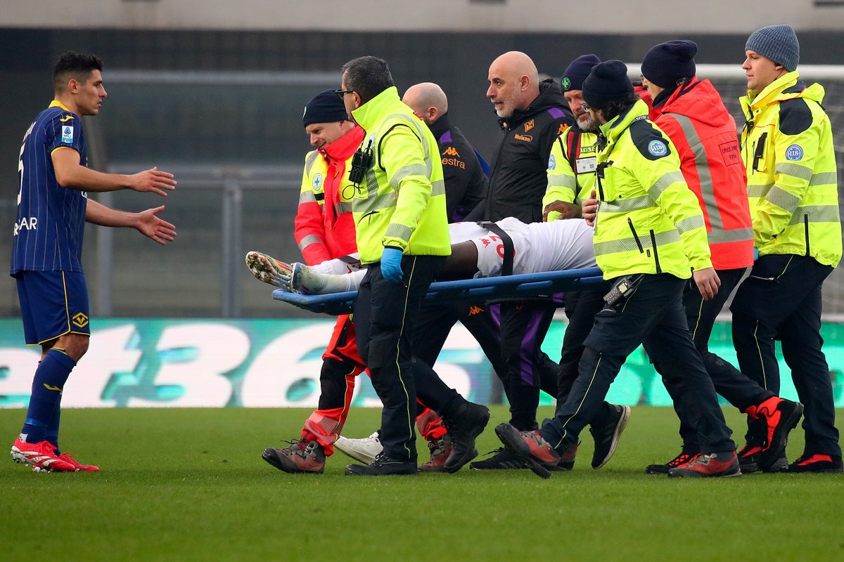 Fiorentina release Moise Kean update after striker collapses on pitch during Serie A match Fiorentina release Moise Kean update after striker collapses on pitch during Serie A match
