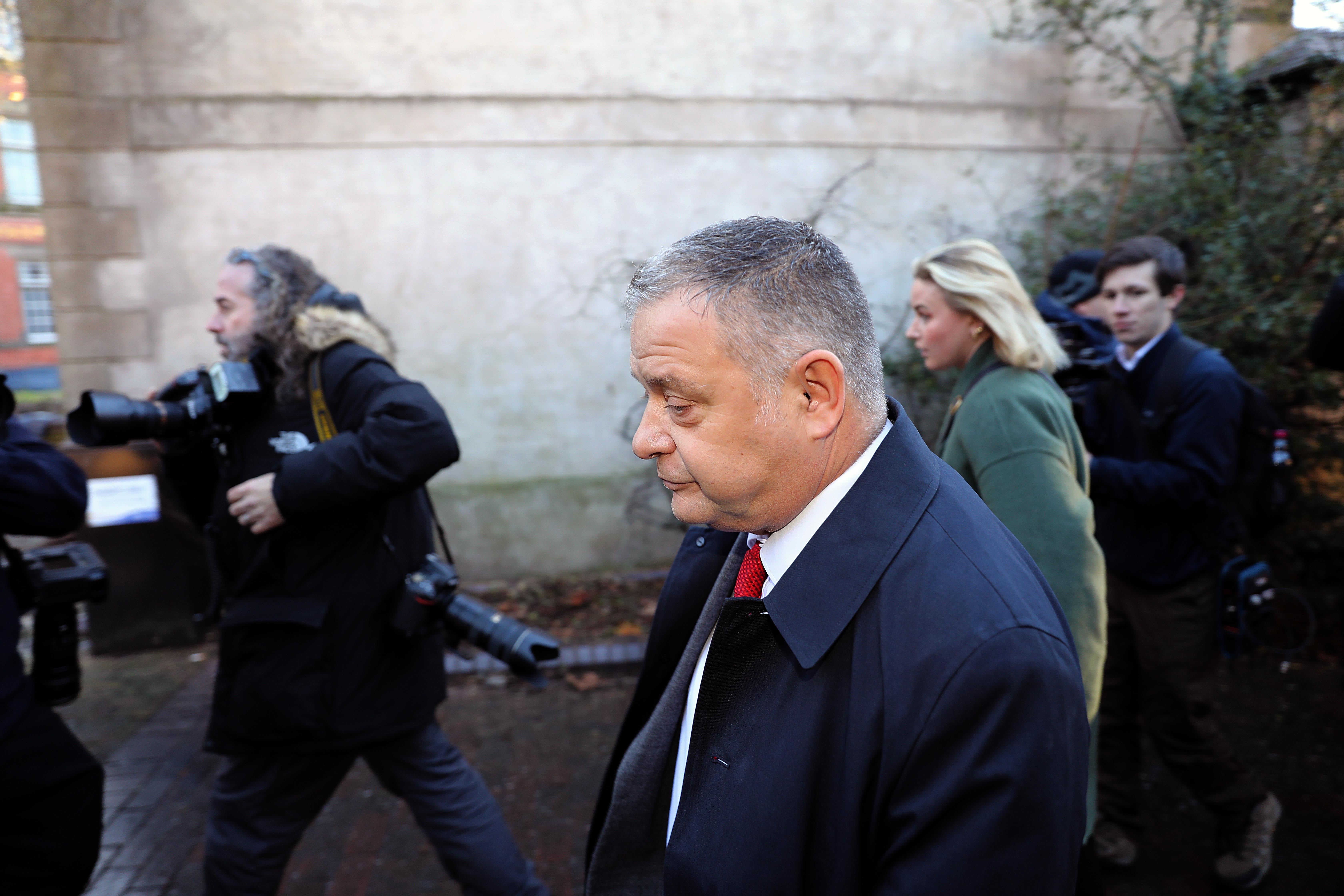 Mike Amesbury after a previous court appearance (Ian Cooper/PA)