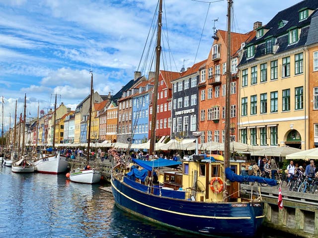 <p>Birthday treat: Copenhagen was the surprise birthday destination – until Norwegian decided to make up new passport rules</p>