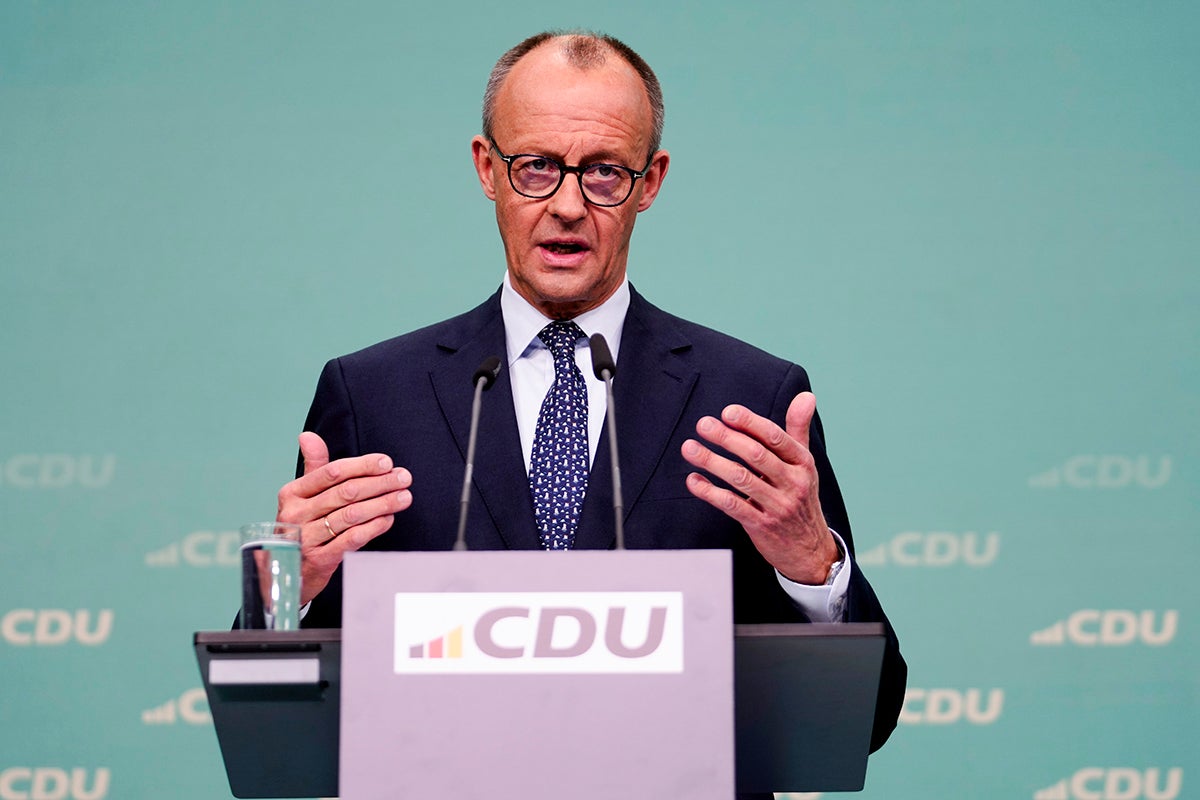 Friedrich Merz is already styling himself as a much more decisive leader on European security