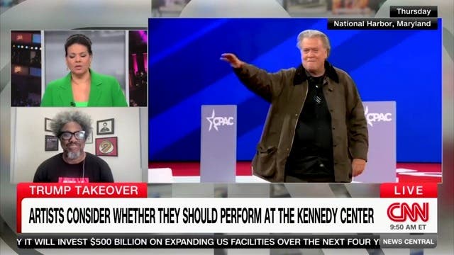 <p>Comedian and CNN host W. Kamau Bell says that "we already knew" Steve Bannon was "on the side of Nazis" when he delivered his salute at CPAC.</p>