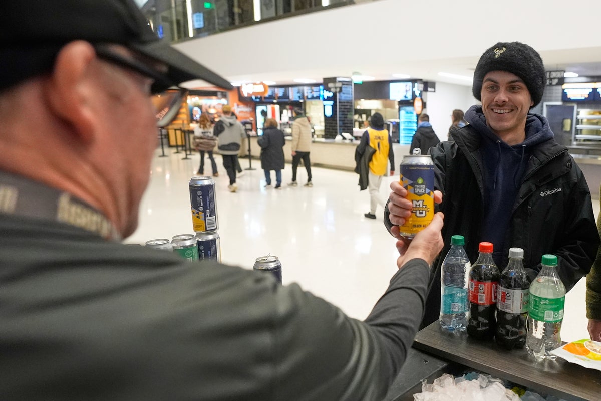 College sports put a twist on team spirit, with signature brews at games and grocers