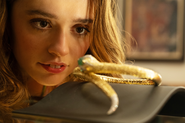 <p>Aimee Lou Wood in The White Lotus season three, episode two</p>