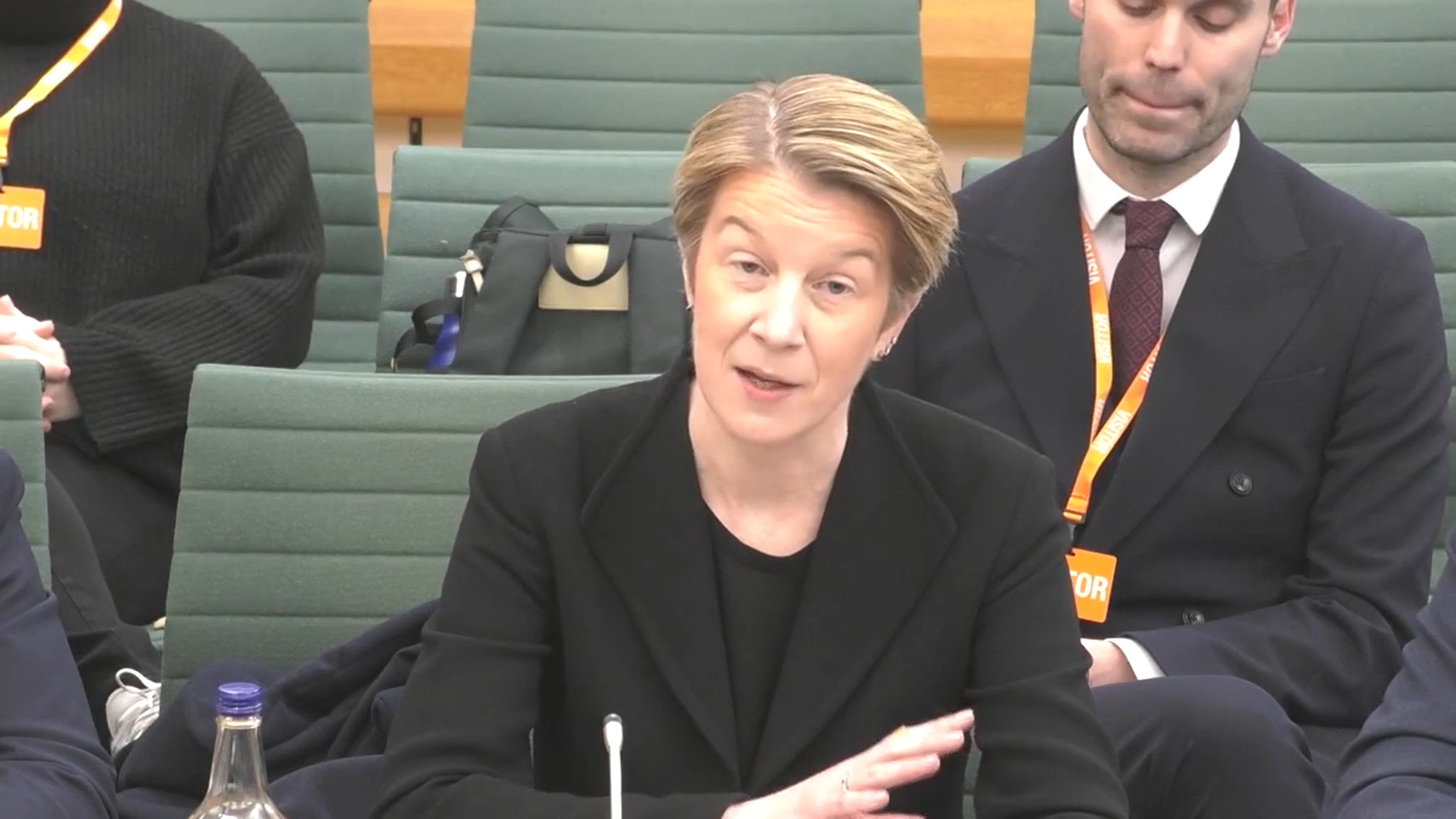 NHS Chief forced to step down - Amanda Pritchard speaking to a hostile health and social care committee in January 2025