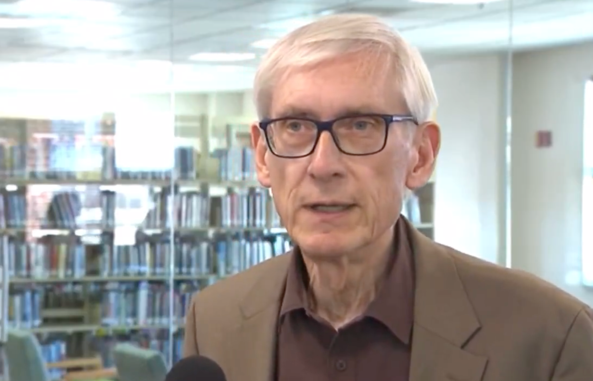 Wisconsin Governor Tony Evers said he was 'PO'd' at Republicans 'lies' around the proposals