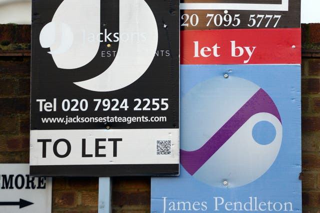 The choice of buy-to-let mortgage deals has reached its highest point since Moneyfactscompare.co.uk’s records started in 2011 (Anthony Devlin/PA)